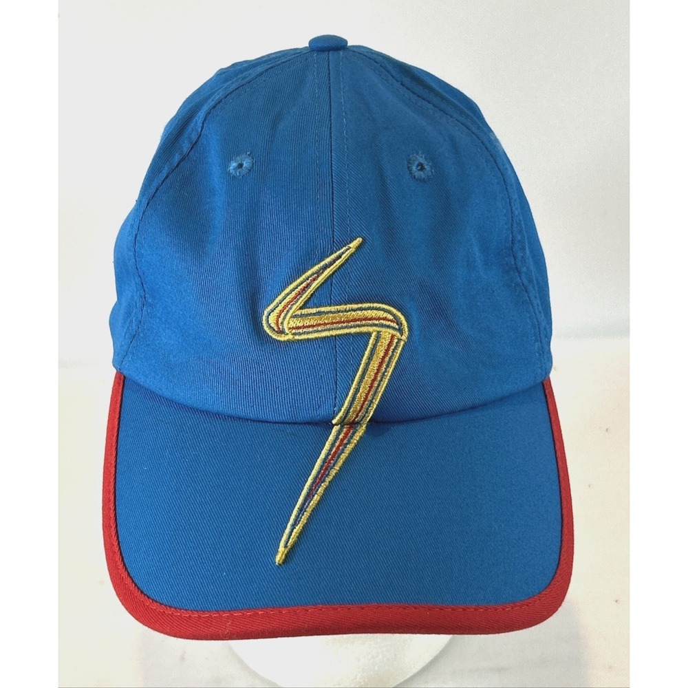 Avengers Ms. Marvel Hat Cap Strap Back Disney Parks Exclusive One Size Blue